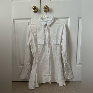 Lioness White Shirt Dress